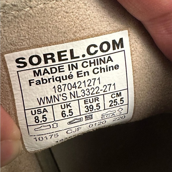 Sorel Evie Lace Up Wedge Ankle Boots Size 8.5 - Picture 6 of 10